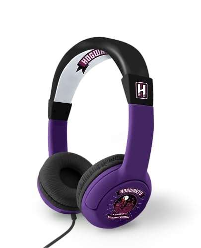 HOGWARTS Purple Premium Junior | Cuffie cablate per bambini