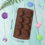 Stampi in Silicone Pasquali Diealles Shine | 2 pezzi, per Cioccolato e Dolci (Marrone)