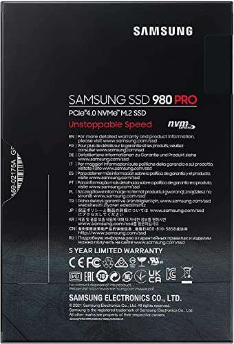 Memorie Samsung MZ-V8P2T0B 980 PRO SSD Interno da 2TB