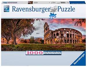 Ravensburger Puzzle 1000 Pezzi, Colosseo al Tramonto, Formato Panorama - Stampa di Alta Qualità