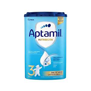 APTAMIL Nutribiotik 3 - Latte di Crescita in Polvere per Bambini dai 12 mesi (4 confezioni da 830g)