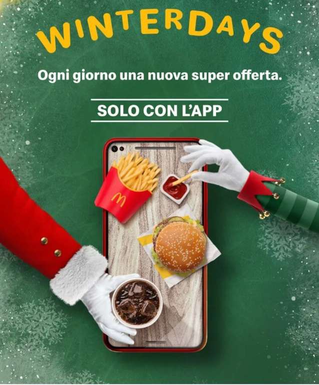 McDonald's OFFERTE WINTER DAYS (fino al 25 Dicembre)