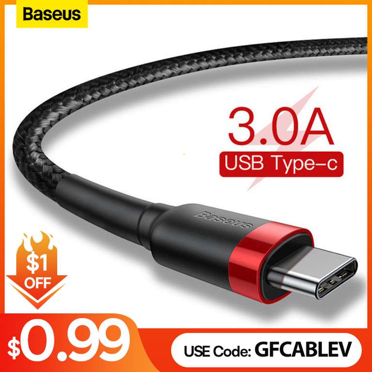 Baseus - Cavo USB C (3.0A, 50 centimetri)