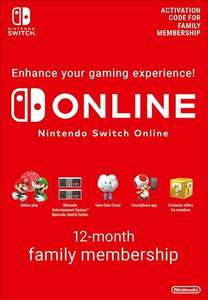 [Nintendo] Iscrizione Family Online 12 mesi