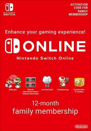 [Nintendo] Iscrizione Family Online 12 mesi