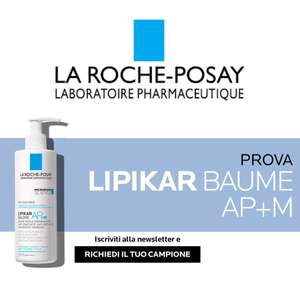 La Roche Posay - Richiedi GRATIS Campione da 1,5 ml di Lipikar Baume