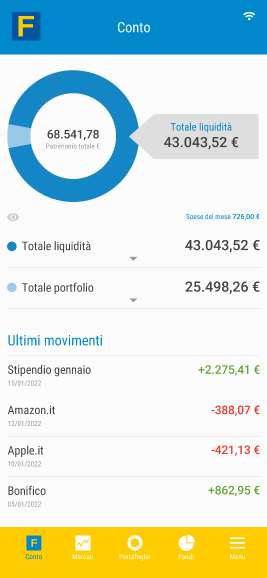 Apri un conto Fineco: per te, un buono Amazon da 50€ In più, il conto è a Zero Canone per 12 mesi!