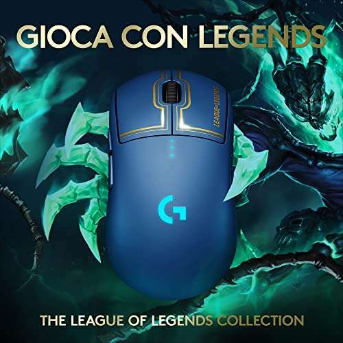 Mouse Logitech G PRO modello Lightspeed Hero [League of Legends]