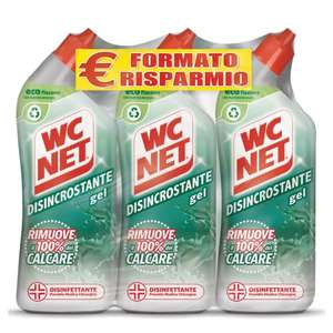 WC Net Disincrostante Disinfettante Gel per Sanitari e Superfici - Pulitore Liquido per Wc (3 Confezioni da 700 ml)