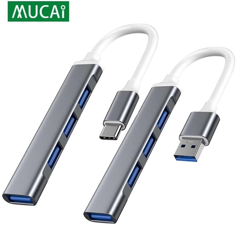 Hub USB C 4 in 1 [3.0, 2 modelli, 3 colori]