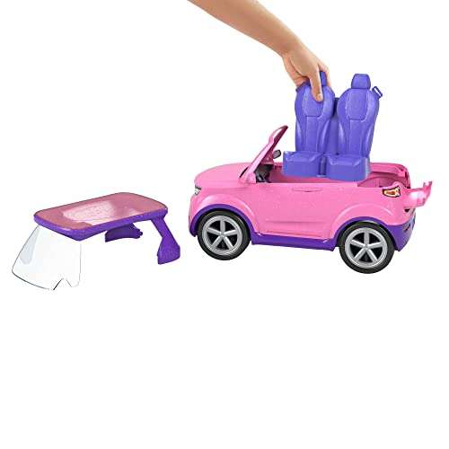 Barbie Grande Città - Grandi Sogni Playset [SUV rosa a 2 posti, accessori]