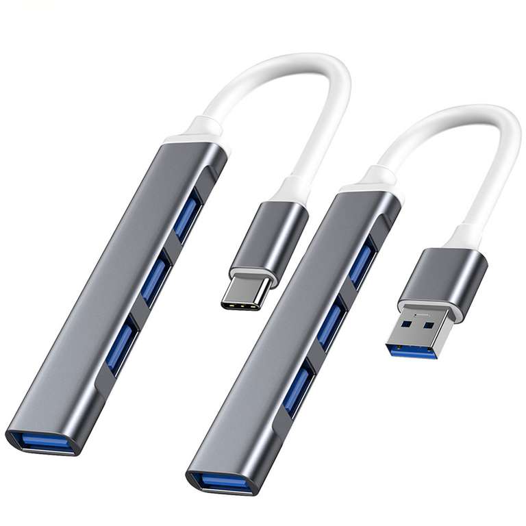 Aliexpress Nuovi clienti - Hub USB C 4 in 1 [3.0, 2 modelli, 3 colori]