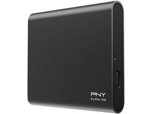 PNY- SSD Portatile Pro Elite [500GB, Type-C, fino a 875 Mbyte/s]