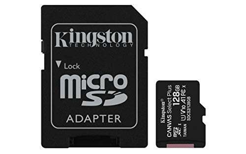 Kingston Scheda Micro SD 128GB [Adattatore SD Incluso]