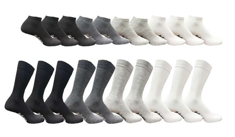 Lee Cooper - 20 paia di calzini (diversi modelli e colori)