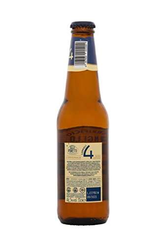 Angelo Poretti Birra 4 Luppoli Lager 24 Bottiglie da 33 cl