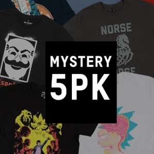 5 T-Shirt Mistery Geek 21.9€