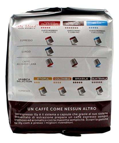illy - Caffè 6 scatole da 18 Capsule iperespresso [100% Arabica]