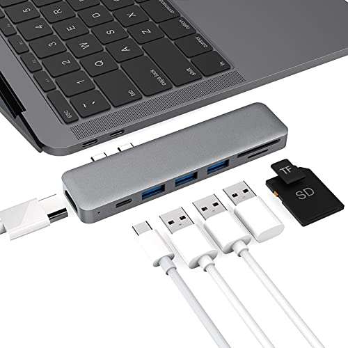 Hub USB 7 in 1 [Thunderbolt 3, per MacBook Pro/Air ]
