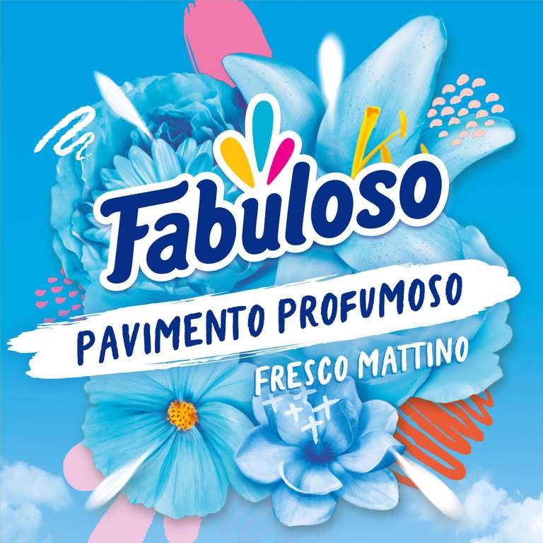 Fabuloso Detersivo Pavimenti Fresco Mattino 4x950ml