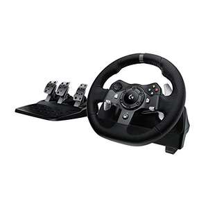 Logitech G920 Driving Force Racing Wheel Volante da Corsa, Pedali Regolabili, Ritorno di Forza Reale, Xbox Series X/S PC, Nero