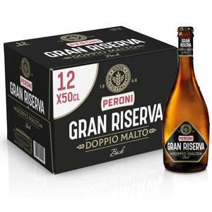 Peroni Birra Gran Riserva Doppio Malto (12 Birre in Bottiglia da 50 c)