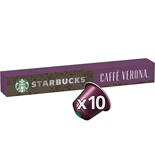 Starbucks - Caffè Verona Tostatura Forte (Compatibili Nespresso, 80 Capsule)