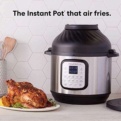 Instant Pot Duo Crisp + Hot Friggitrice ad aria elettrica [11 in 1, Multi-Cooker 5,7 L]