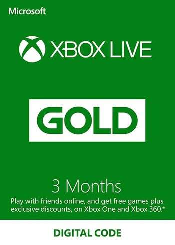 3 Mesi di Abbonamento Xbox Gold Live a 10€