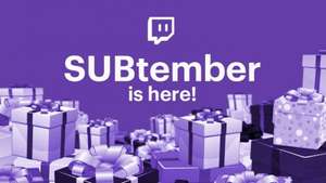 Ritorna il SubTember Twitch: sconti sugli abbonamenti da 1 | 3 | 6 mesi!