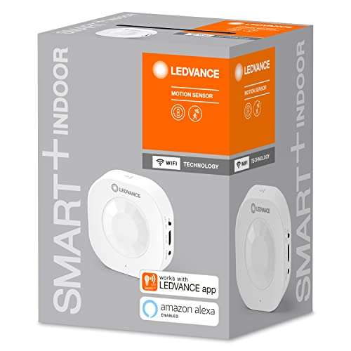 LEDVANCE SMART+ Sensore tecnologia WiFi [rilevatore di movimento intelligente senza fili, 4 Pezzi]