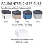 WENKO Deumidificatore Cube in ABS + 1 tavoletta assorbi-umidità