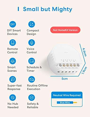 Interruttore Smart WiFi [Alexa - Google home]