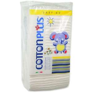 Cotton Plus Quadrotti Baby 100% 16 confezioni Spedizione Gratis