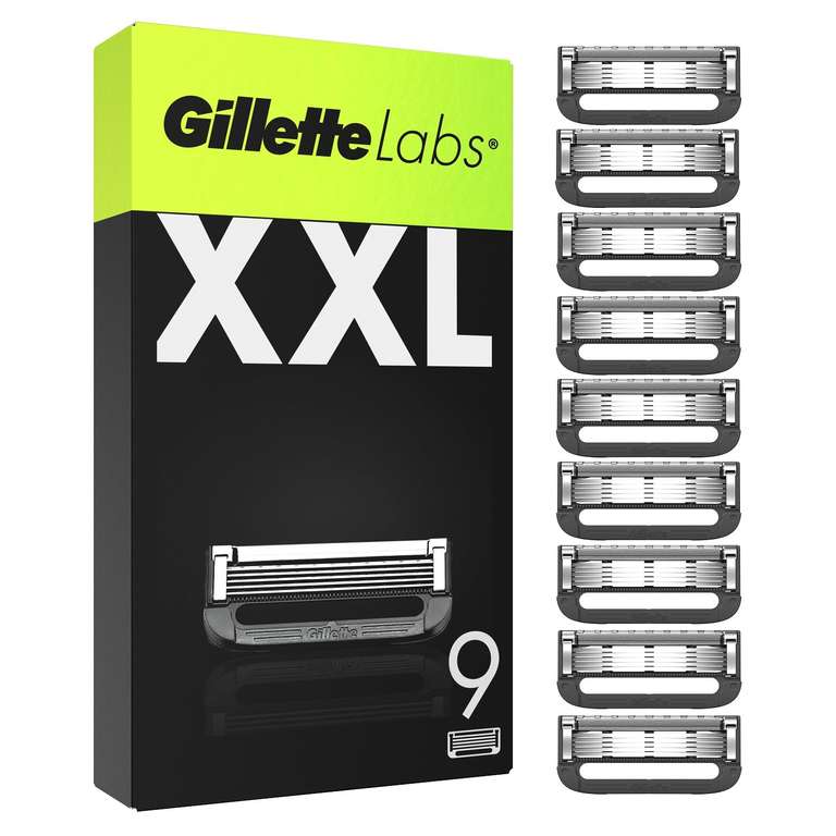 Gillette LABS XXL [9 ricambi da 5 lame]