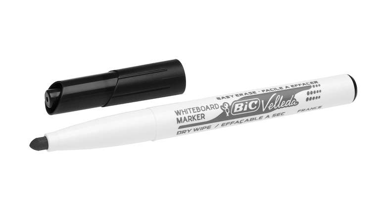 BIC Velleda Pennarelli Lavagna Nero 1.4mm | 2 Confezioni da 12 x un totale di 24 pezzi