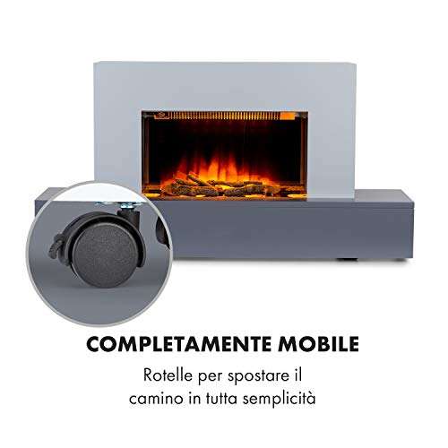 KLARSTEIN Heat 'n Beat Camino Elettrico [900/1800 W, fino a 36 m²]