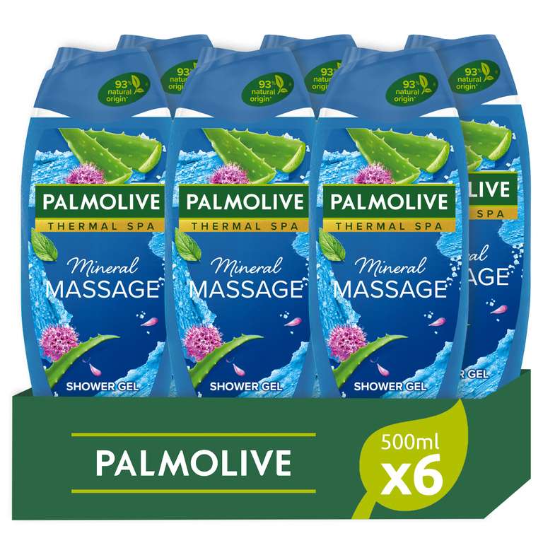 Palmolive Bagnoschiuma Thermal Spa Mineral Massage 500ml x 6