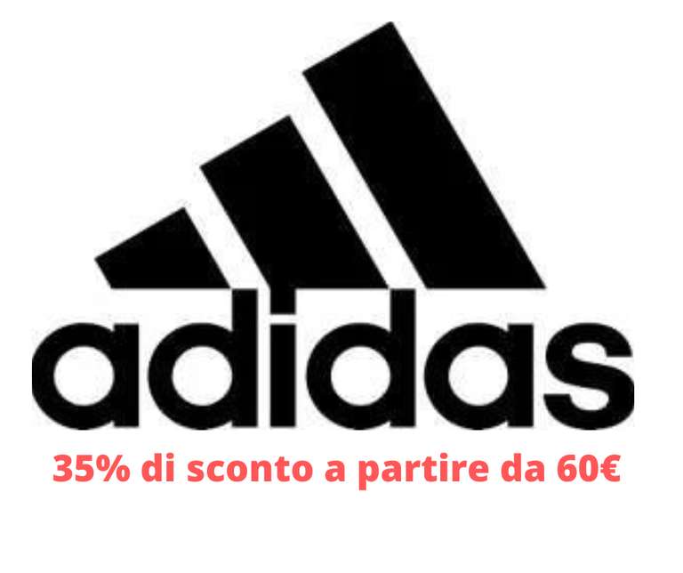 Adidas 35% di sconto a partire da 60€ su una selezione di vestiti e scarpe