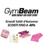 Saldi d’autunno GymBeam con sconti fino all’80% (nutrizione sportiva, accessori, abbigliamento)