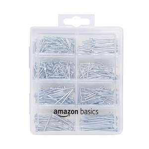 Amazon Basics, kit di 550 chiodi assortiti