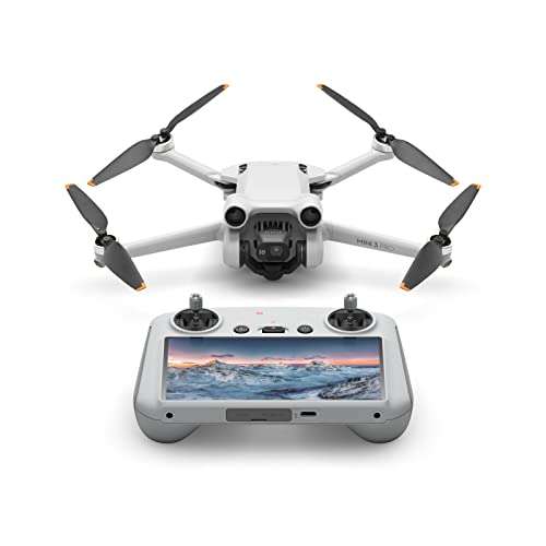 Drone DJI Mini 3 Pro con DJI Smart Control [Fotocamera, video 4K/60fps, 48 MP, Autonomia 34 minuti]