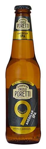 Birrificio Angelo Poretti Birra 9 luppoli American IPA [24 bottiglie da 330ml, alc/vol 5.9]