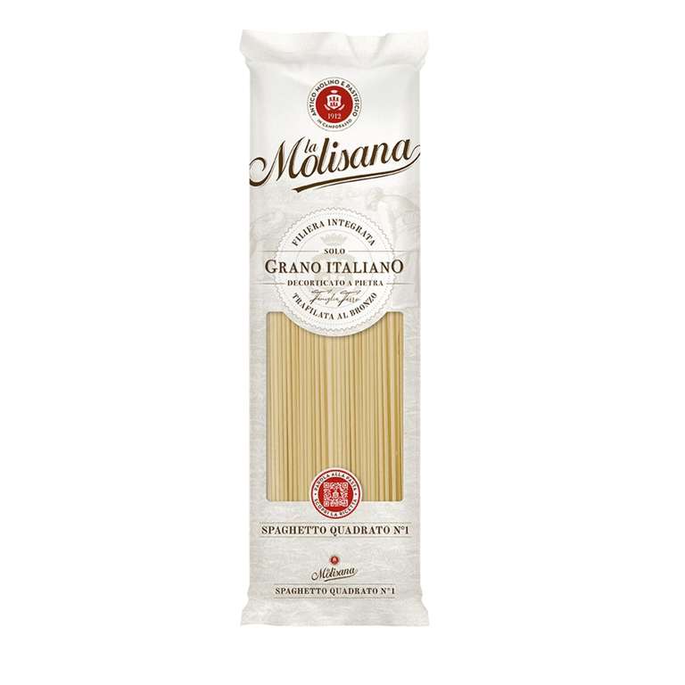 La Molisana Spaghetto Quadrato n. 1, Pasta Italiana - Ruvida e Tenace