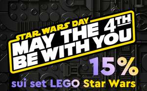 15% di sconto sui set LEGO Star Wars disponibili in magazzino!