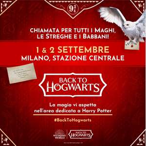 [Milano] Back to Hogwarts alla Stazione Centrale di Milano (Harry Potter)