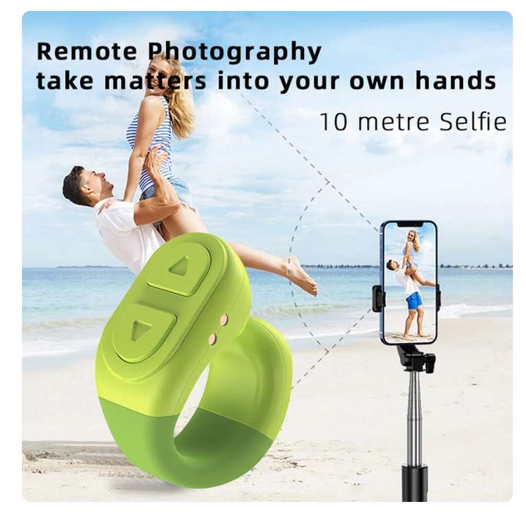 Controller Remoto Bluetooth | Per TikTok e Selfie Stick