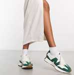 New Balance - 327 - Sneakers bianche e verde pastello