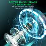 Black Shark Cuffie Gaming [PC, PS4, PS5, Switch, 7.1] suono Surround Spaziale