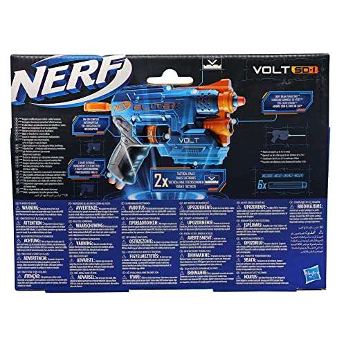Hasbro Nerf Elite 2.0-Volt SD-1 [ Pistola con 6 dardi e raggio puntatore]